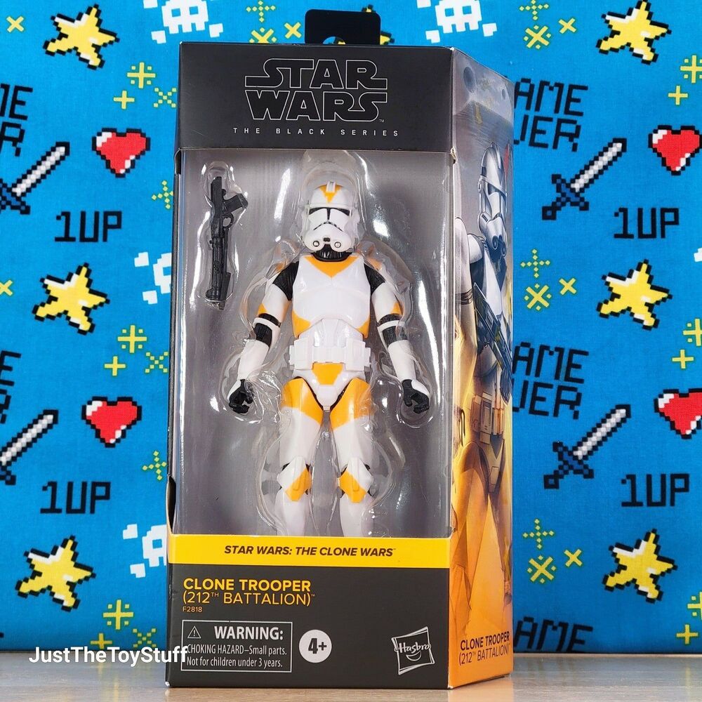 Clone Trooper 212th Battalion Star Wars Clone Wars The Black Series Hasbro NIB
